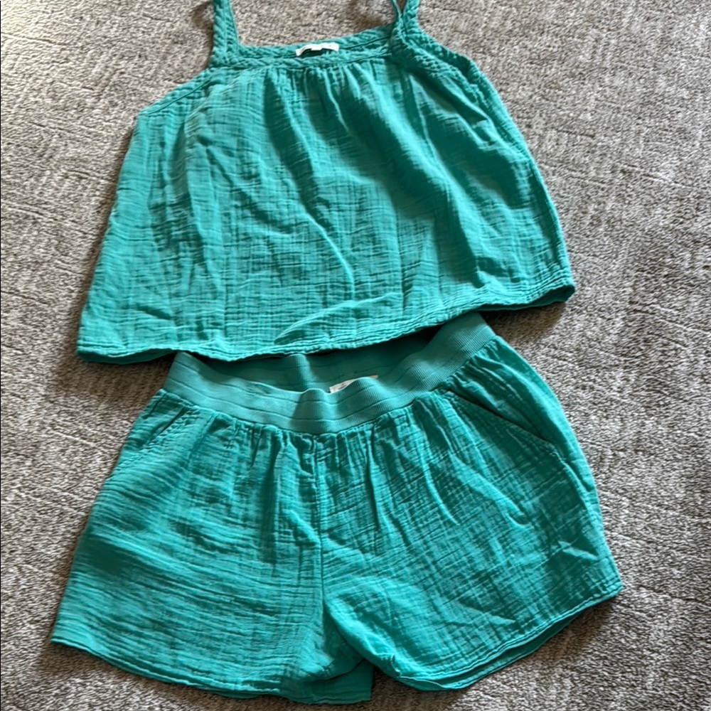 Mododoc gauze short set